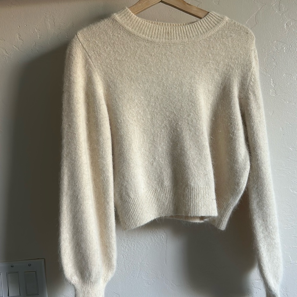 “Sage” The Label cream sweater